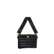 Think Royln-Bum Bag 2.0 | Pearl Black Gold Medium Crossbody / Belt Bag-Pink Dot Styles