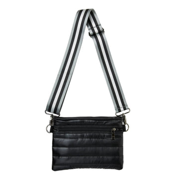 Think Royln Black Medium Crossbody/ Belt Bag– Pink Dot Styles