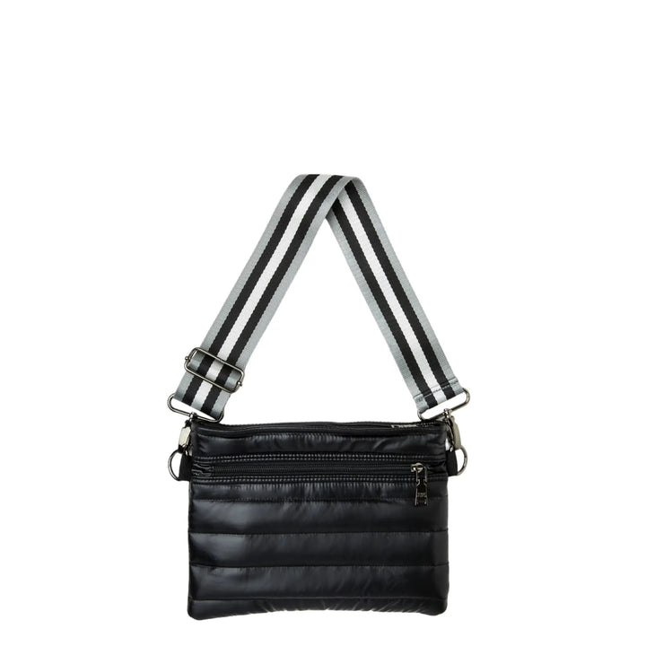 Think Royln-Bum Bag 2.0 | Pearl Black Medium Crossbody / Belt Bag-Pink Dot Styles