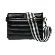 Think Royln-Bum Bag 2.0 | Pearl Black Medium Crossbody / Belt Bag-Pink Dot Styles