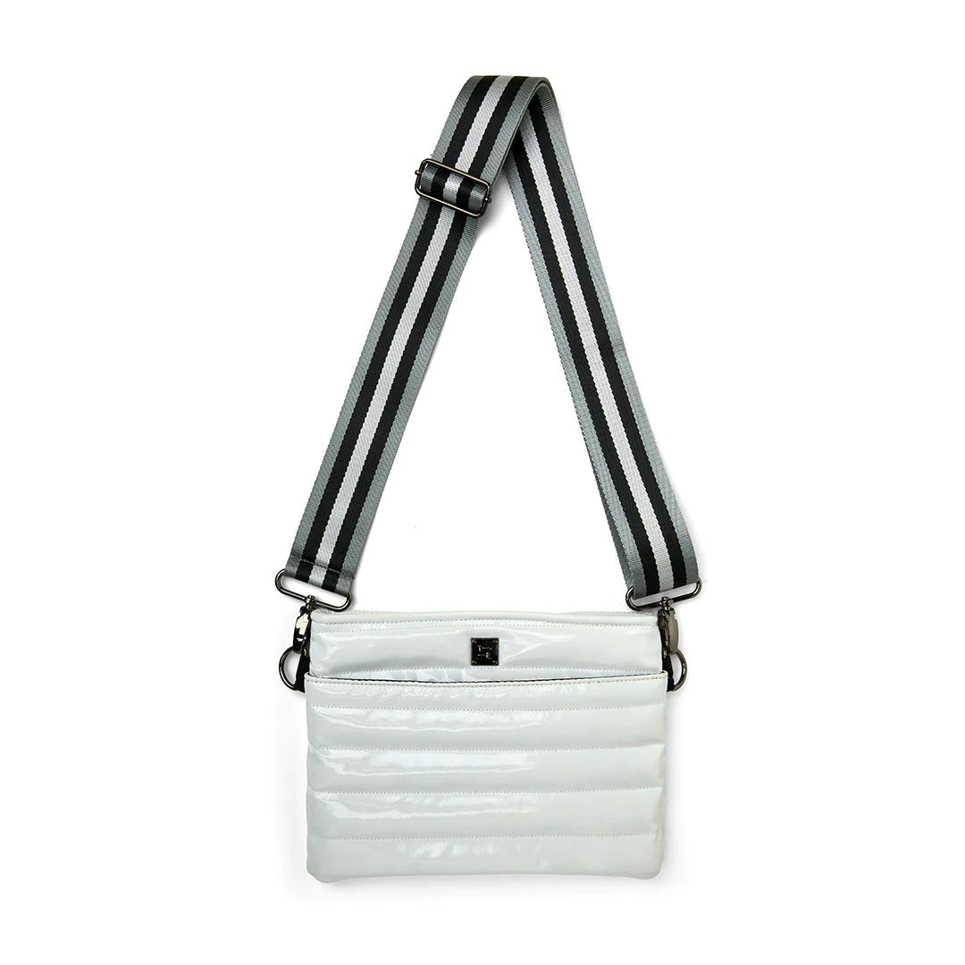 Think Royln Medium White Puffer Crossbody Belt Sling Bag - Bum Bag 2.0 ...
