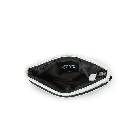 Bum Bag 2.0 | White Patent Medium Crossbody / Belt Bag-Accessories > Handbags > Compact Crossbody-Pink Dot Styles