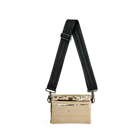 Think Royln-Bum Bag | Gold Mirror Crossbody / Belt Bag-Pink Dot Styles