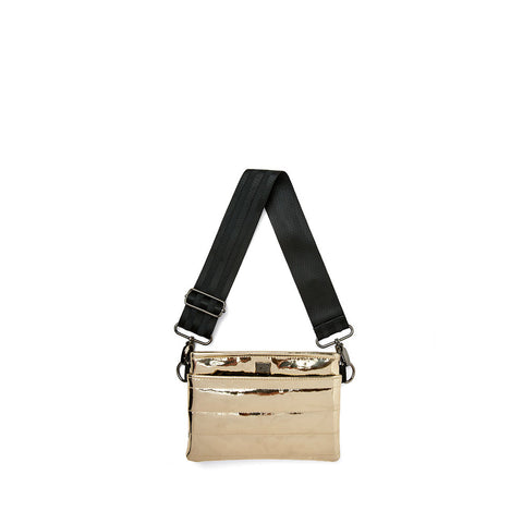 Think Royln-Bum Bag | Gold Mirror Crossbody / Belt Bag-Pink Dot Styles