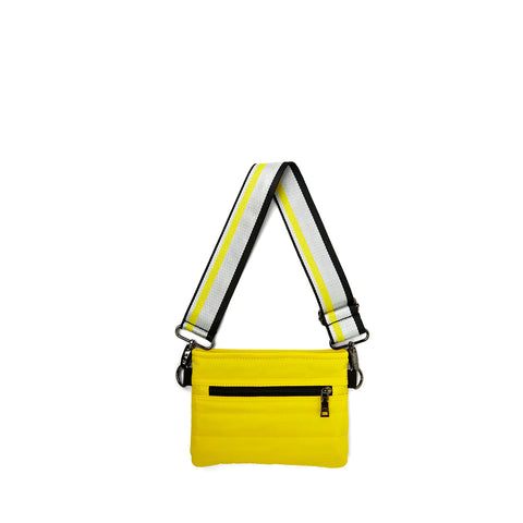 Bum Bag | Neon Yellow Crossbody / Belt Bag-Accessories > Handbags > Compact Crossbody-Pink Dot Styles