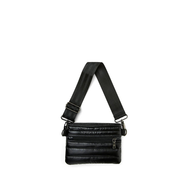 Bum Bag | Pearl Black (Black Strap) Crossbody / Belt Bag