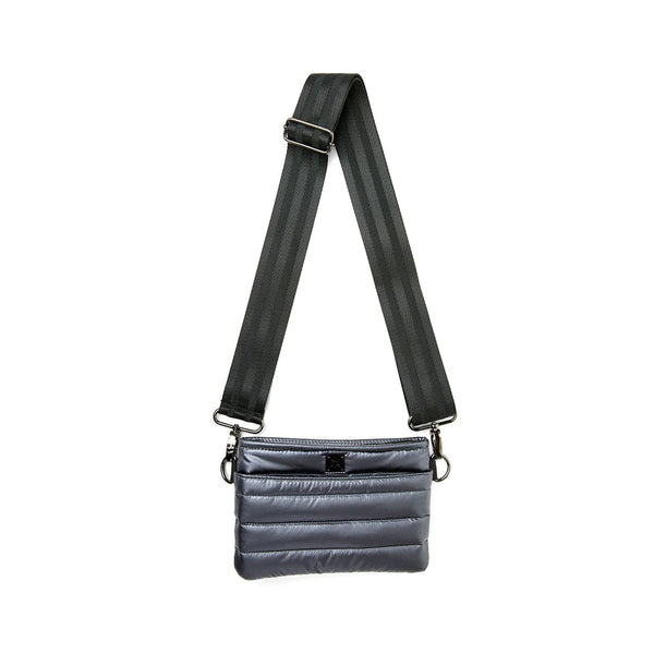 THINK ROYLN Bar Bag in Pearl Grey (Black Hardware)