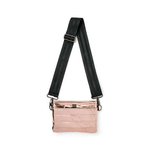 Bum Bag | Rose Gold Mirror Crossbody / Belt Bag-Accessories > Handbags > Compact Crossbody-Pink Dot Styles