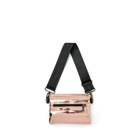 Bum Bag | Rose Gold Mirror Crossbody / Belt Bag-Accessories > Handbags > Compact Crossbody-Pink Dot Styles