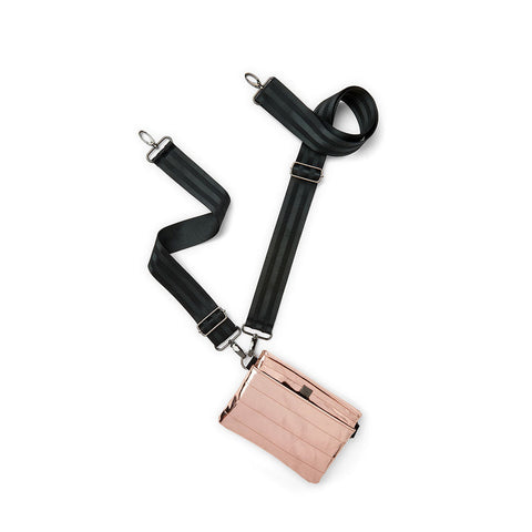 Bum Bag | Rose Gold Mirror Crossbody / Belt Bag-Accessories > Handbags > Compact Crossbody-Pink Dot Styles