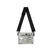 Bum Bag | Silver Mirror Crossbody / Belt Bag-Accessories > Handbags > Compact Crossbody-Pink Dot Styles