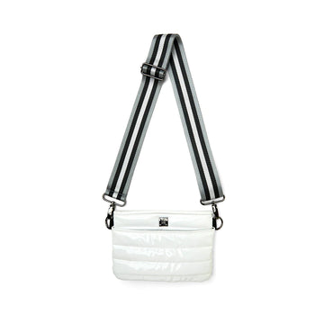 Think Royln Bum Bag 2.0 Crossbody White Patent – Fashion House