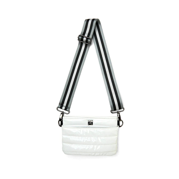 Think Royln - Bum Bag / Crossbody White Patent Handbag