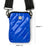 Think Royln-Cell Diagonal 2.0 | Cobalt Patent Quilted Puffer Cellphone Crossbody-Pink Dot Styles