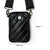 Think Royln-Cell Diagonal 2.0 | Pearl Black Quilted Puffer Cellphone Crossbody-Pink Dot Styles