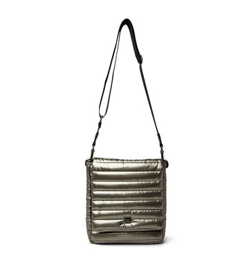 Think Royln - Large Grey Crossbody - Cover Girl Steel Volterra