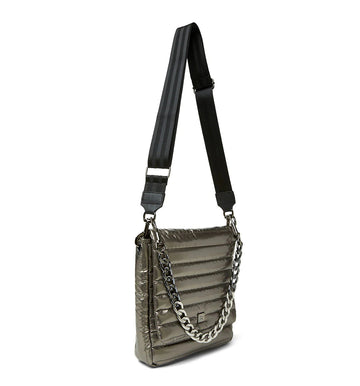 Think Royln - Large Grey Crossbody - Cover Girl Steel Volterra