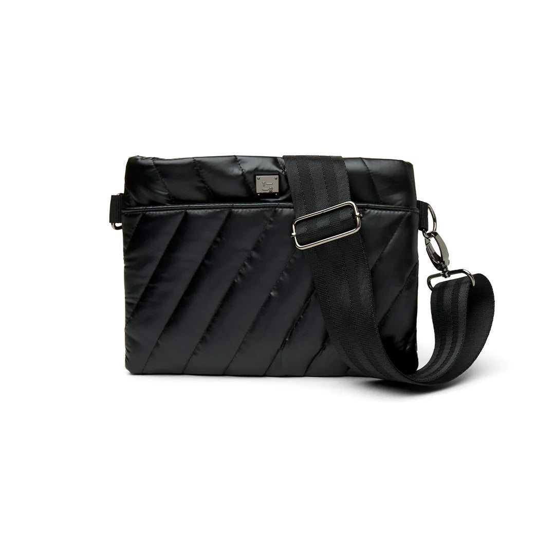 Think Royln Diagonal Bum Bag 2.0 Medium Pearl Black Crossbody