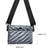 Diagonal Bum Bag 2.0 | Pearl Grey Medium Crossbody / Belt Bag-Accessories > Handbags > Compact Crossbody-Pink Dot Styles
