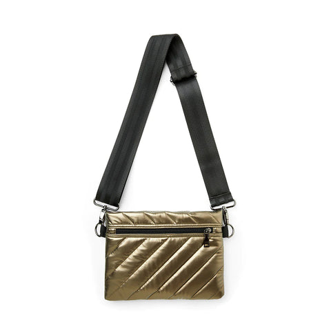 Diagonal Bum Bag 2.0 | Pearl Pyrite Medium Crossbody / Belt Bag-Accessories > Handbags > Compact Crossbody-Pink Dot Styles