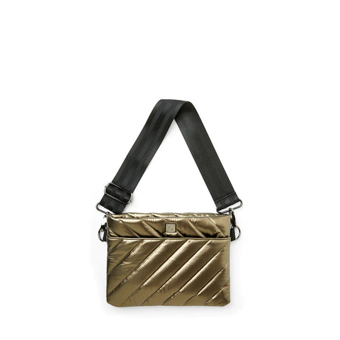 Diagonal Bum Bag 2.0 | Pearl Pyrite Medium Crossbody / Belt Bag-Accessories > Handbags > Compact Crossbody-Pink Dot Styles