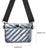 Think Royln-Diagonal Bum Bag 2.0 | Pearl Silver Medium Crossbody / Belt Bag-Pink Dot Styles