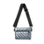 Think Royln-Diagonal Bum Bag 2.0 | Pearl Silver Medium Crossbody / Belt Bag-Pink Dot Styles