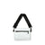 Think Royln-Diagonal Bum Bag 2.0 | White Patent Medium Crossbody / Belt Bag-Pink Dot Styles