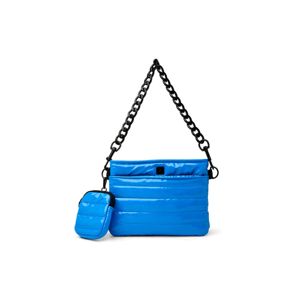 THINK ROYLN Little Runaway - Small (Hampton Blue Patent) Handbags