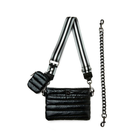 Think Royln-Downtown | Pearl Black Medium Crossbody-Pink Dot Styles