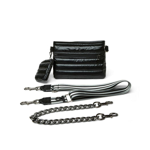 Think Royln-Downtown | Pearl Black Medium Crossbody-Pink Dot Styles