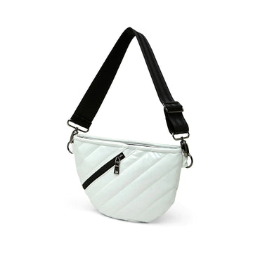 THINK ROYLN Nordic Bag in White Patent