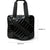 Sporty Spice | Black Patent Pickleball Bag-Accessories > Bags > Pickleball Bags-Pink Dot Styles