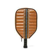Think Royln-Sporty Spice | Dark Nude Patent Pickleball Bag-Pink Dot Styles