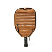 Think Royln-Sporty Spice | Dark Nude Patent Pickleball Bag-Pink Dot Styles