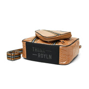 Think Royln-Sporty Spice | Dark Nude Patent Pickleball Bag-Pink Dot Styles