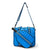 Sporty Spice | Hampton Blue Patent Pickleball Bag-Accessories > Bags > Pickleball Bags-Pink Dot Styles