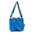 Sporty Spice | Hampton Blue Patent Pickleball Bag-Accessories > Bags > Pickleball Bags-Pink Dot Styles