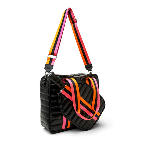 Think Royln-Sporty Spice | Pearl Black Pickleball Bag-Pink Dot Styles