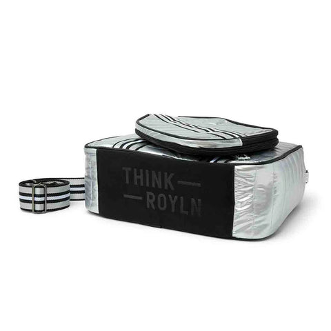 Think Royln-Sporty Spice | Pearl Silver Pickleball Bag-Pink Dot Styles