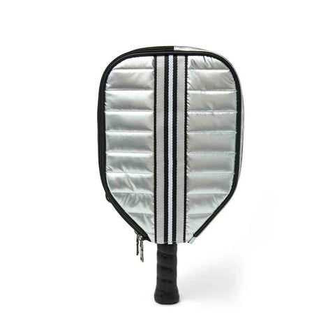 Think Royln-Sporty Spice | Pearl Silver Pickleball Bag-Pink Dot Styles