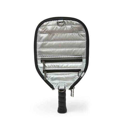 Think Royln-Sporty Spice | Pearl Silver Pickleball Bag-Pink Dot Styles