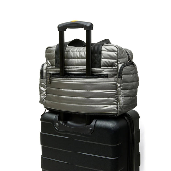 Voyager Travel Bag - Blonde Patent - j.hoffman's
