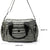 The Voyager | Bonded Pewter Travel Bag-Accessories > Handbags > Tote-Pink Dot Styles