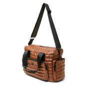 Think Royln-The Voyager | Nutmeg Toscana Travel Bag-Pink Dot Styles