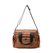 Think Royln-The Voyager | Nutmeg Toscana Travel Bag-Pink Dot Styles
