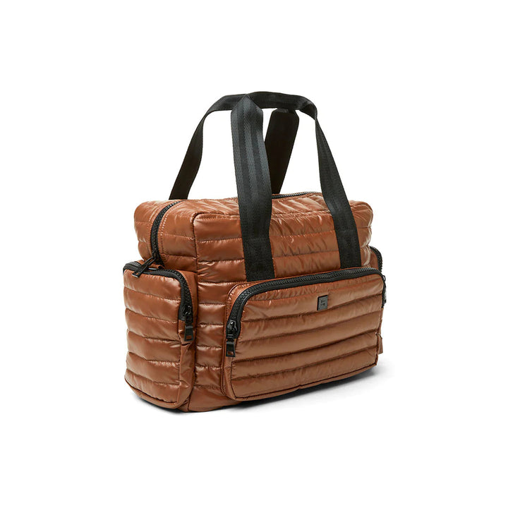 Think Royln-The Voyager | Nutmeg Toscana Travel Bag-Pink Dot Styles
