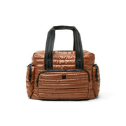 Think Royln-The Voyager | Nutmeg Toscana Travel Bag-Pink Dot Styles