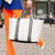 Wingman | White Patent '23 - Large Tote-Accessories > Handbags > Totes-Pink Dot Styles