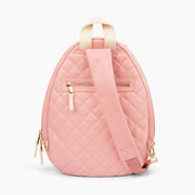 Trelle-Ace & Carry Pink I Quilted Vegan Leather Pickleball Sling-Pink Dot Styles
